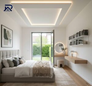 نمونه ای از طراحی یک اتاق خواب مدرن